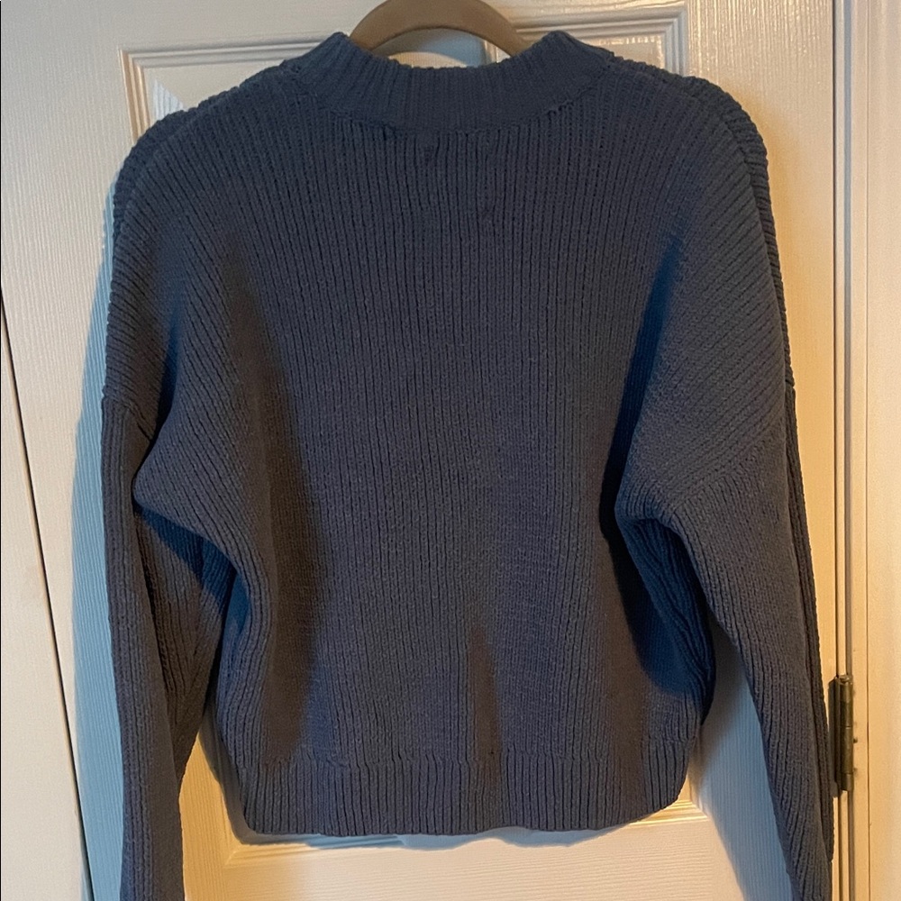 Abercrombie & Fitch Cowl Neck Sweater in Blue - Picture 3 of 3